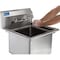 Amgood Stainless Steel Utility Sink-1 Compartment with 10 in. Faucet. SINK 141611 - FAUCET - alternate 3